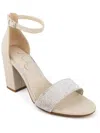 Sugar Sgrnoelle4 Womens Faux Suede Dressy Block Heel In Brown