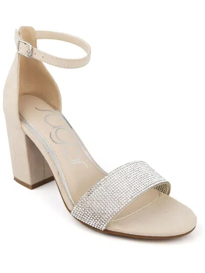 Sugar Women's Machelene Dress Heel Sandals In Nude Smooth
