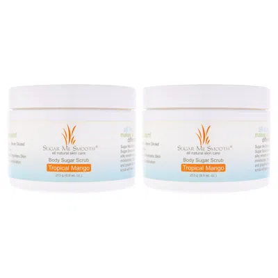 Sugar Me Smooth Body Sugar Scrub - Tropical Mango By  For Unisex - 8.9 oz Scrub - Pack Of 2