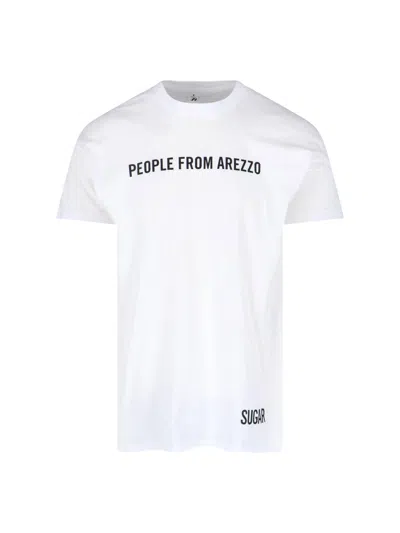 Sugar 'people From Arezzo' T-shirt In White