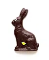Sugar Plum Chocolates Dark Chocolate Solid Easter Bunny, 8oz In No Color