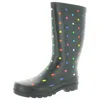 Sugar Raffle 4 Womens Rubber Pull On Rain Boots In Multi
