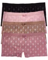 Sugar Set Of 4 Boyshort In Multi
