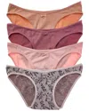 Sugar Set Of 4 Seamless Bikini In Multi