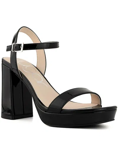 Sugar Vallentina Womens Open Toe Dressy Ankle Strap In Black