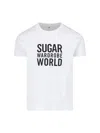 Sugar '#wardrobeworld' T-shirt In White