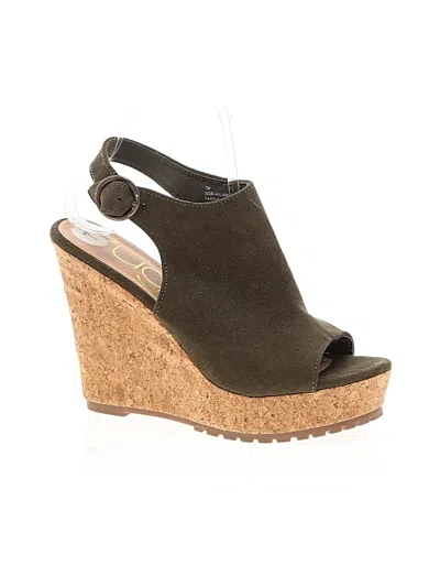 Pre-owned Sugar Wedges In Green