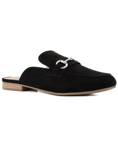 Sugar Women's Beckette Mule Loafer Flats In Black Micro