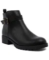 Sugar Women's Cameron Buckle Detail Ankle Booties In Black