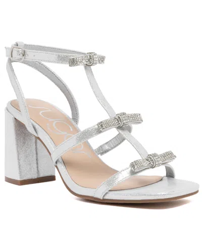 Sugar Women's Gloria Blings Open Toe Dress Sandal In Animal Print