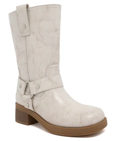 Sugar Women's Hijinks Moto Pull-on Boots In Neutral