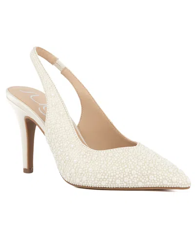 Sugar Women's Jaybird Embellished Slingback Pumps In Ivory