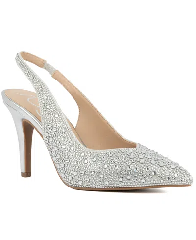 Sugar Women's Jaybird Embellished Slingback Pumps In Silver