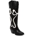 Sugar Women's Kammy Bows Western Boots In Black