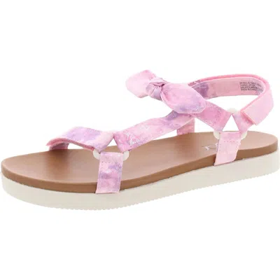 Sugar Womens Embellished Manmade Strappy Sandals In Multi