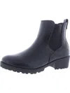 Sugar Womens Faux Leather Platform Chelsea Boots In Blue