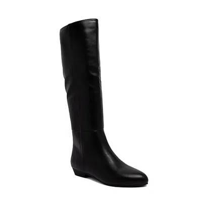 Sugar Womens Immerse Flat Heel Riding Boots In Black