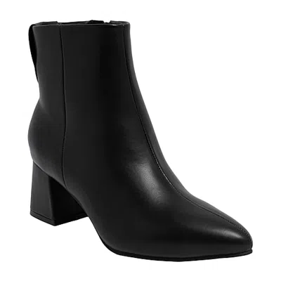 Sugar Womens Mylife Block Heel Booties In Black