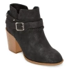 Sugar Womens Sansa Stacked Heel Booties In Black