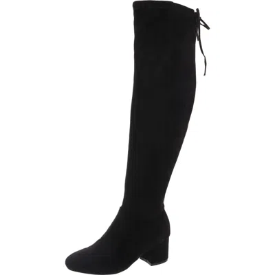 Sugar Womens Zipper Dressy Over-the-knee Boots In Black