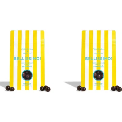 Sugarfina 2-pack Bellissimo Dark Chocolate Sea Salt Caramels In Multi