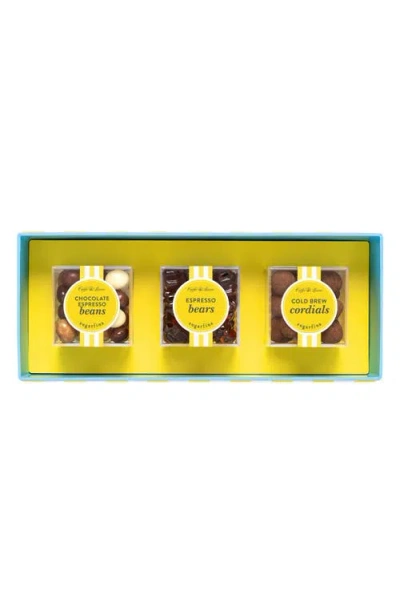 Sugarfina 3-piece Bellissimo Coffee Bento Box Candy Set In Yellow