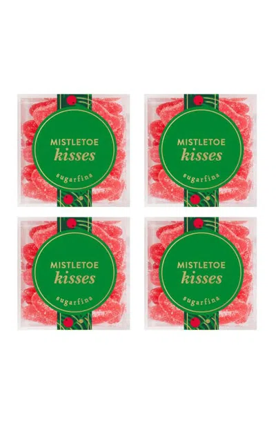 Sugarfina 4-piece Mistletoe Kisses Small Cube Candy Set In Multi