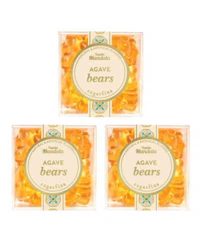 Sugarfina Agave Bears Cube Kit Tequila Mandala Blanco, 3 Pieces In Transparent