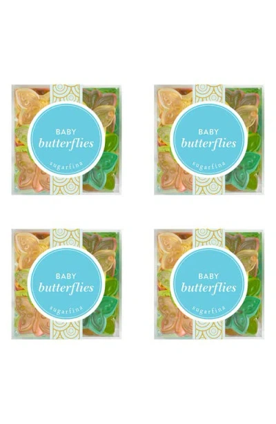 Sugarfina Baby Butterflies 4-piece Candy Cube In Green