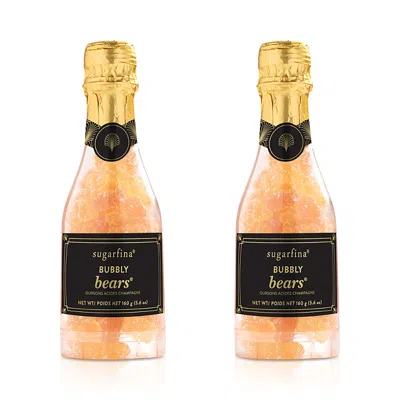 Sugarfina Bubbly Bears Celebration Bottle, Set Of 2 In Pink