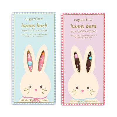 Sugarfina Bunny Bark Chocolate Bar Duo In Pink