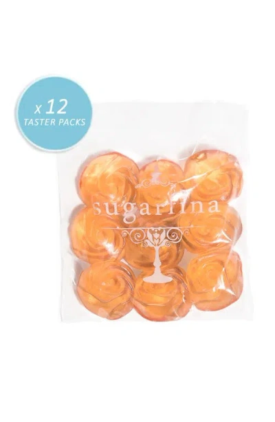 Sugarfina But First, Rosé 12-pack Candy Taster Packets In Orange