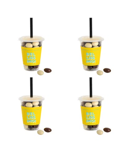 Sugarfina Caffe Luxxe Chocolate Espresso Beans Mini Coffee Cup Kit, 4-piece In No Color
