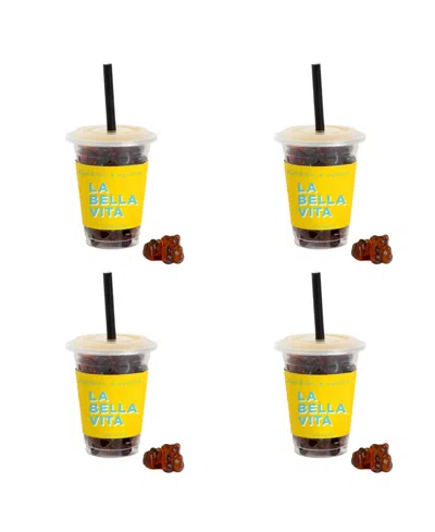 Sugarfina Caffe Luxxe Espresso Bears Mini Coffee Cup Kit, 4-piece In No Color