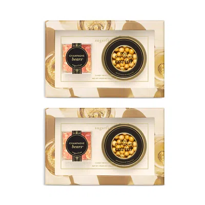 Sugarfina Champagne & Caviar 2 Piece Bento Box Duo In Neutral