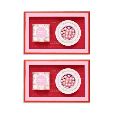 Sugarfina Champagne & Caviar Gift Set Duo In Red