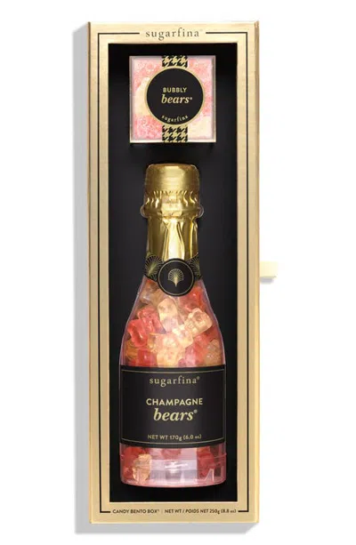 Sugarfina Champagne Bears Cocktail Collection Bottle In Black
