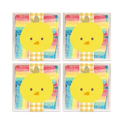 Sugarfina Chick Picks Sour Rainbows Candy 4 Piece Cube Kit In Multi