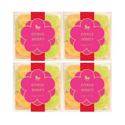 Sugarfina Citrus Sours Candy, 4 Cubes In Multi