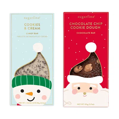 Sugarfina Cookies 4 Santa Chocolate Bar Bundle In Multi