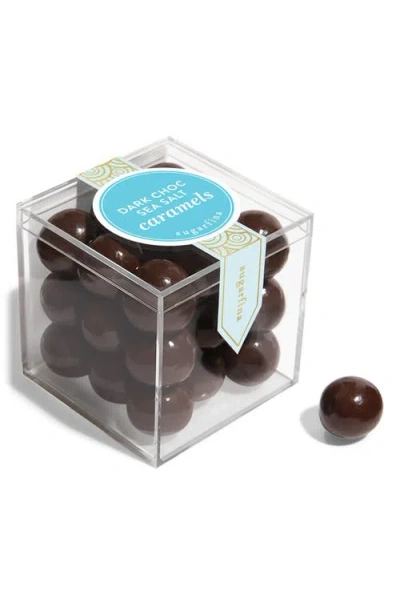 Sugarfina Dark Chocolate Sea Salt Caramels Candy Cube In Brown