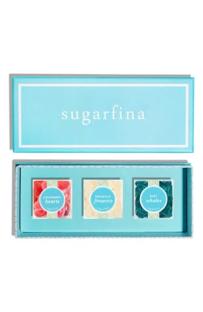 Sugarfina Fireworks 3-piece Candy Bento Box In Blue