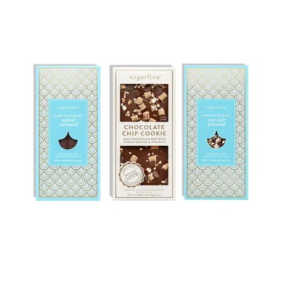 Sugarfina For The Choco Lover 3 Bar Bundle In Blue