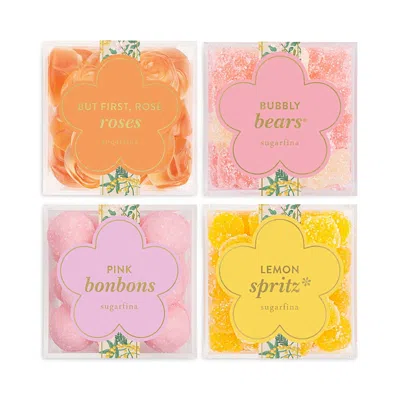 Sugarfina Garden Party 26 Assorted Candy 4 Piece Cube Kit In Multi
