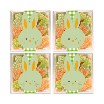 Sugarfina Green Bunny Baby Carrots Candy 4 Piece Cube Kit In Multi