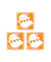 Sugarfina 3-pack Spooky Ghosts Candy Cubes In Yellow