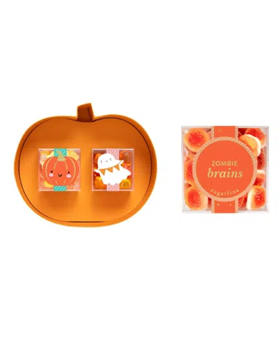 Sugarfina Halloween Pumpkin Bento Zombie Brains Large Cube Kit, 2-piece In Orange