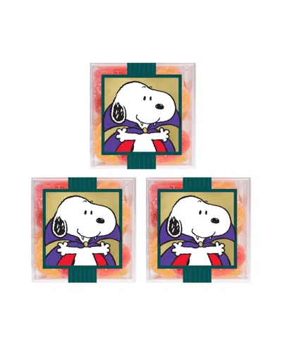 Sugarfina Halloween Snoopy Sweet Sour Hearts Cube Kit, 3-piece In Multi