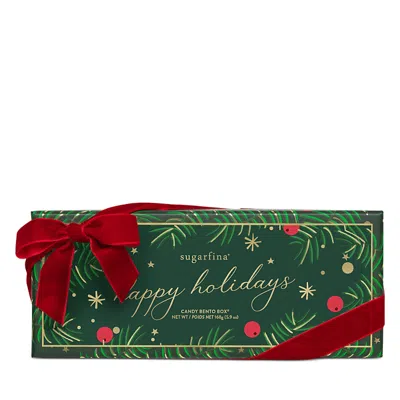 Sugarfina Happy Holidays Small Candy Cube Bento Box Set, 3 Piece In Green