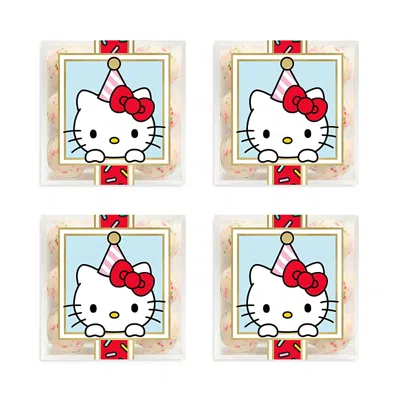 Sugarfina Hello Kitty Birthday Cookies, Set Of 4 In Blue